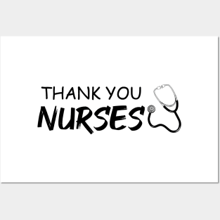 thank you nurses Posters and Art